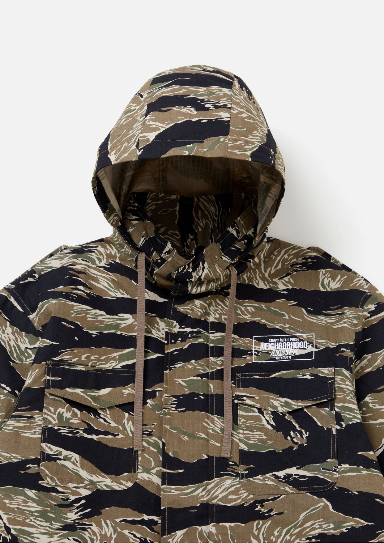 NH X WIND AND SEA . CAMOUFLAGE M-65 JACKET