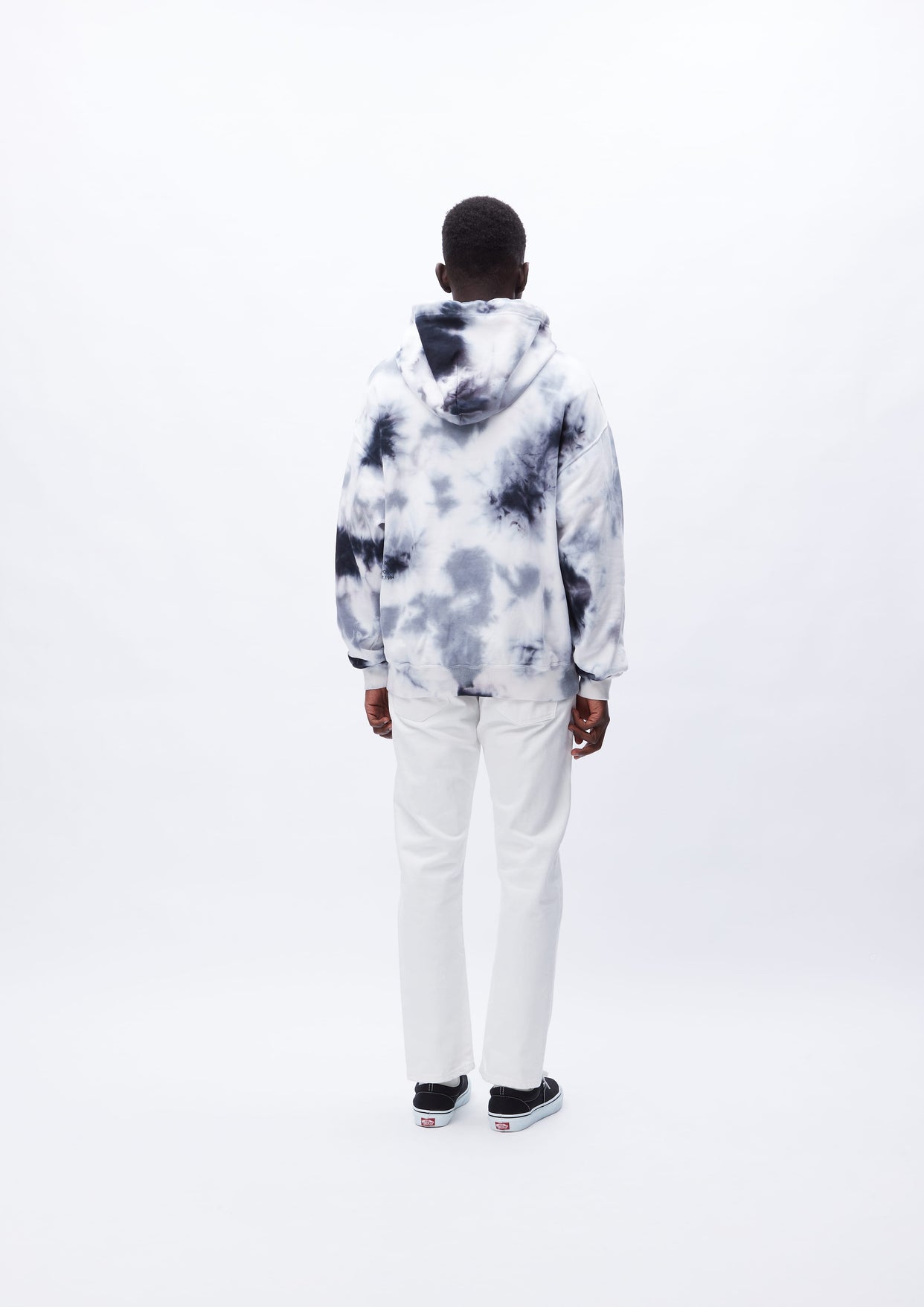 TIE-DYE SWEATPARKA LS