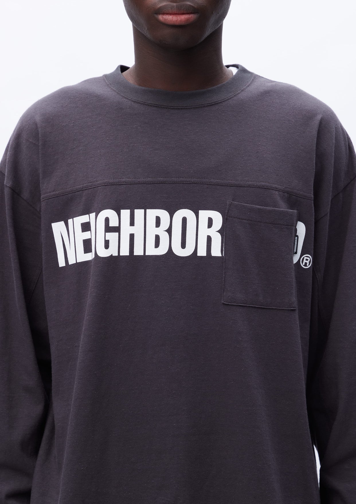 LOGO PRINT CREWNECK LS