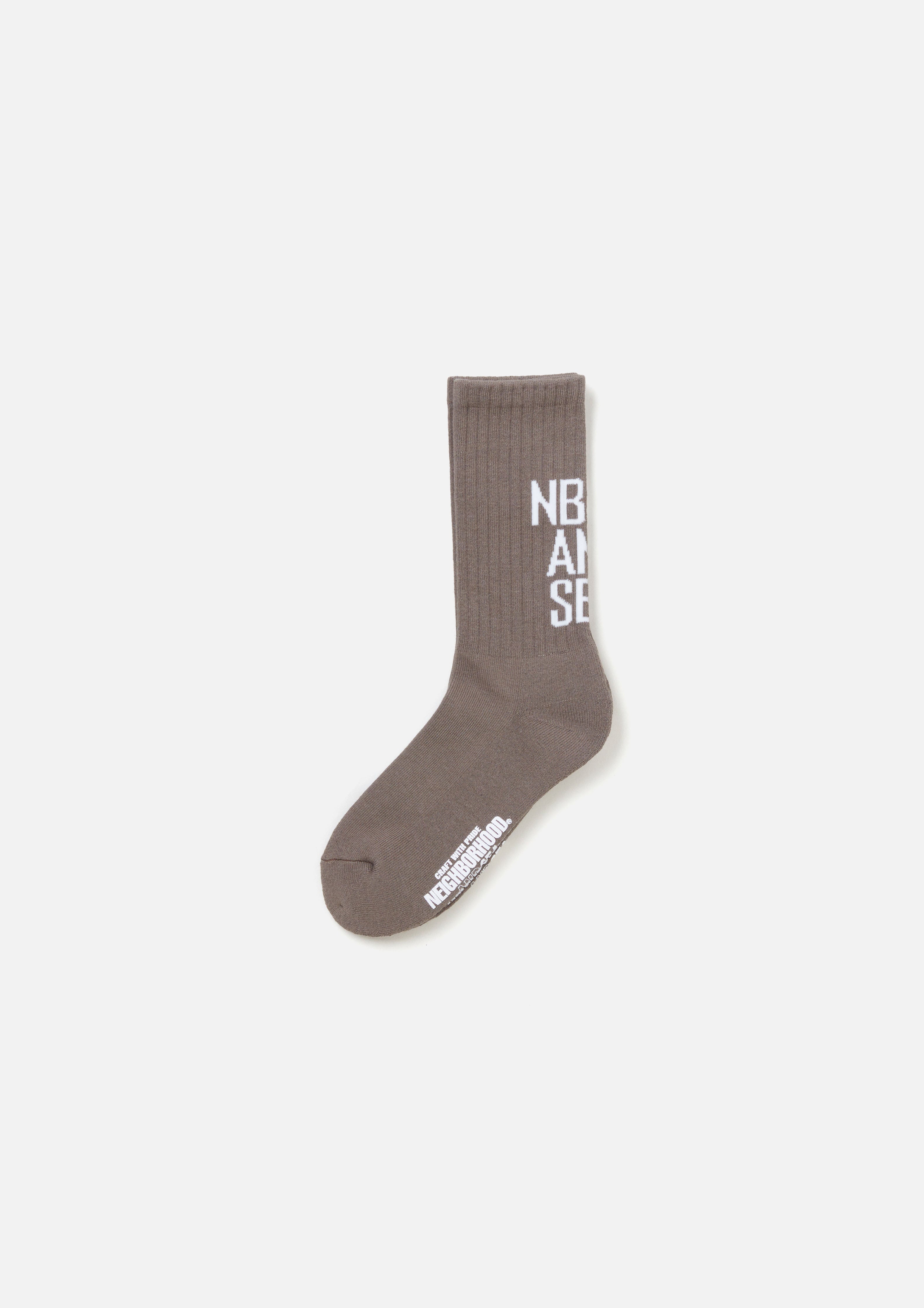 NH X WIND AND SEA . LOGO SOCKS