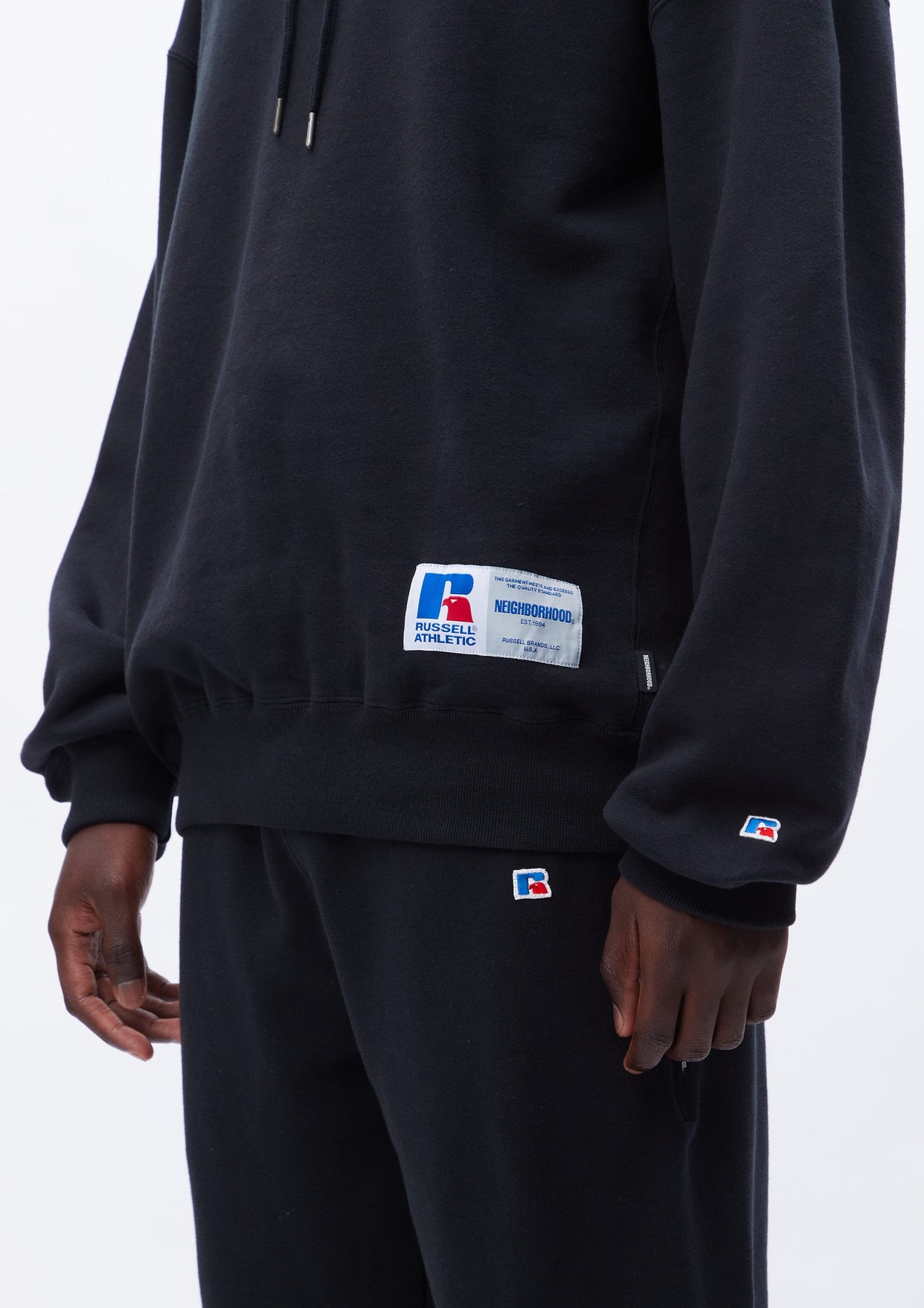 NH X RUSSELL ATHLETIC . SWEATPARKA LS