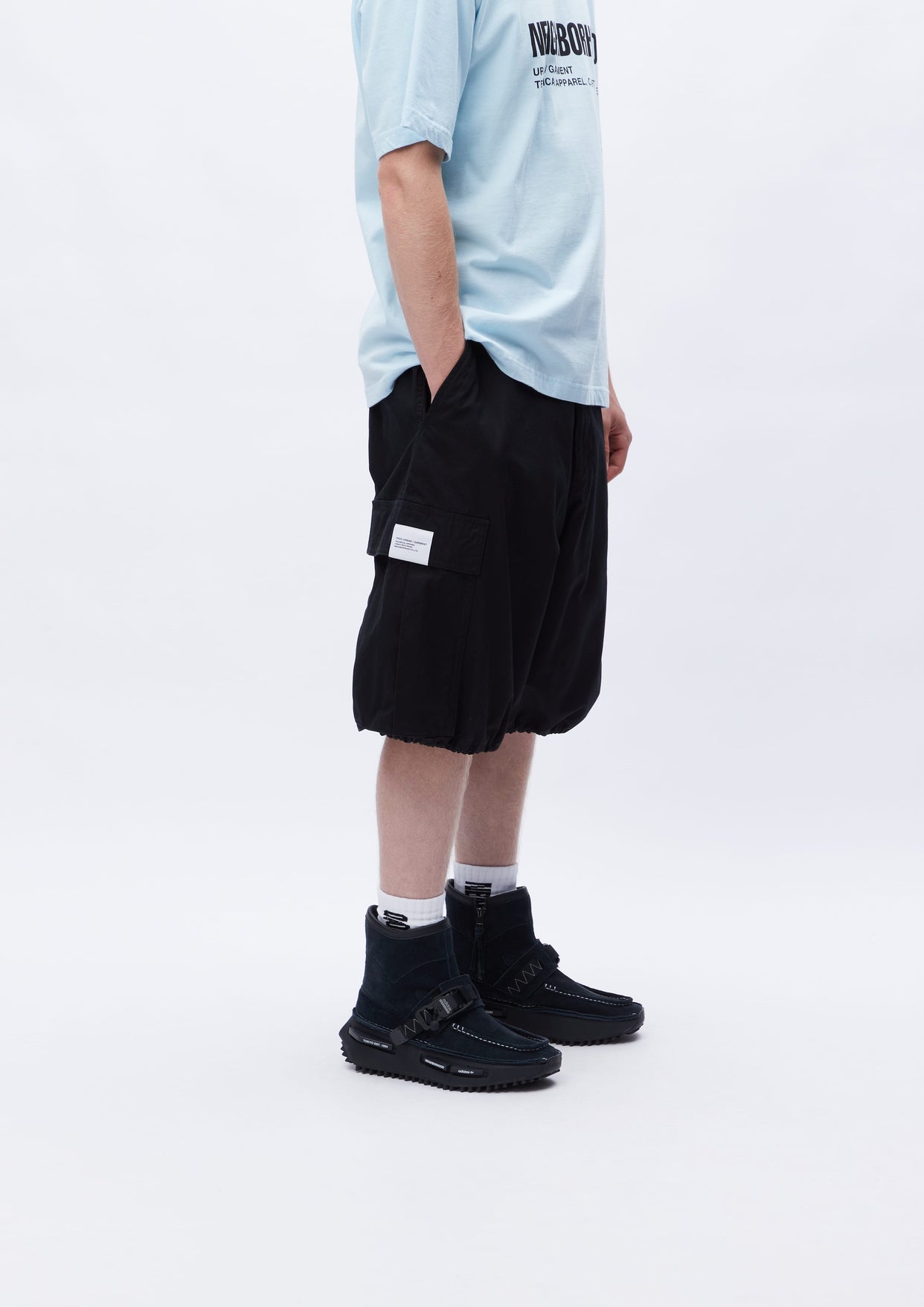 WIDE CARGO SHORT PANTS